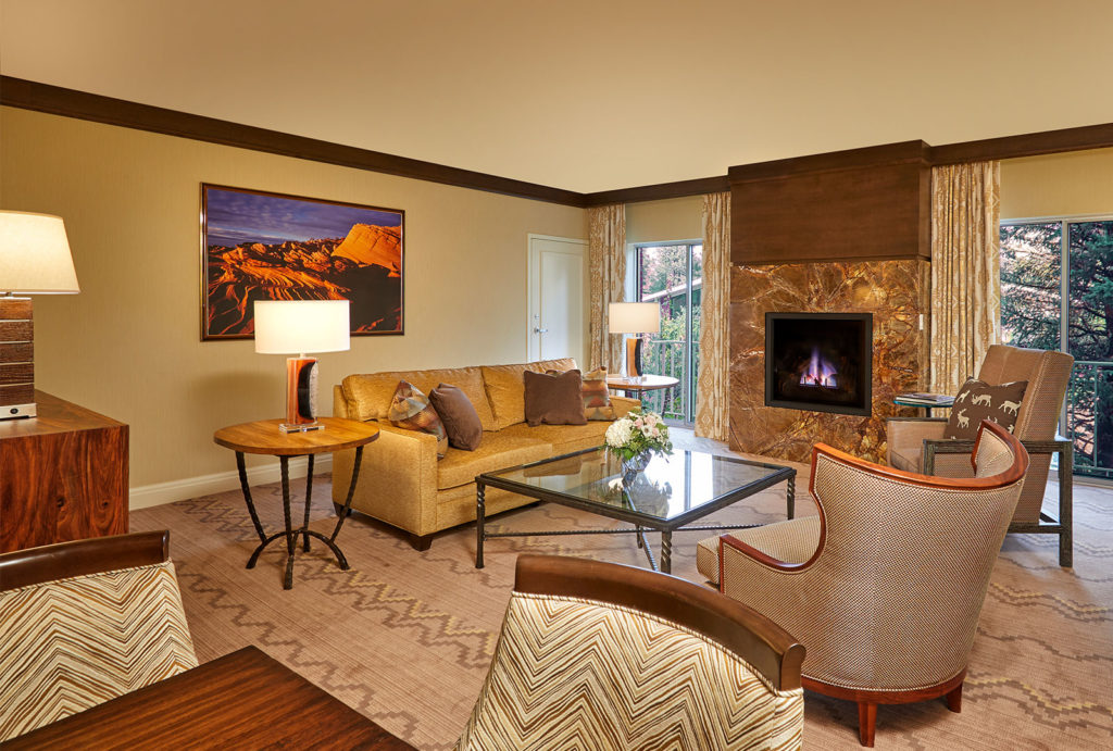Little America Hotel Flagstaff Presidential Suite Living Room in Arizona