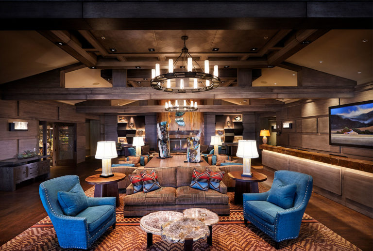 Remodeled Lobby at Little America Hotel in Flagstaff, Arizona