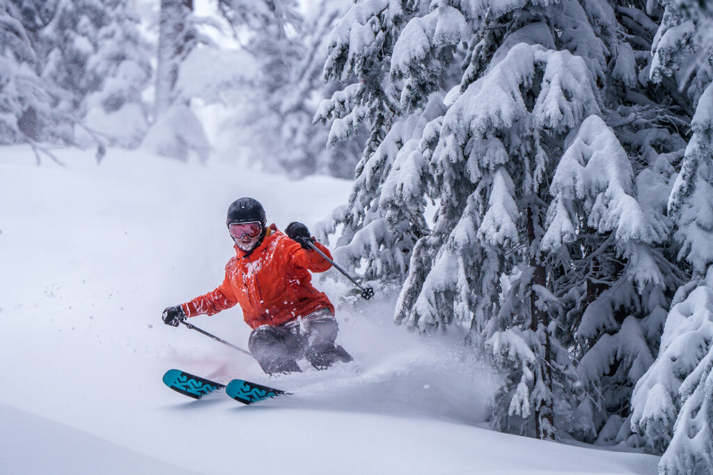 Skier at Arizona Snowbowl