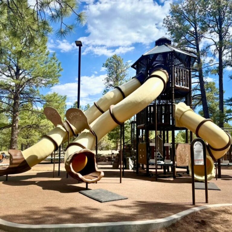 Renovated playground