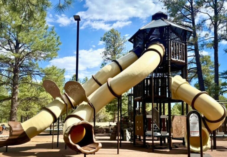 Renovated playground