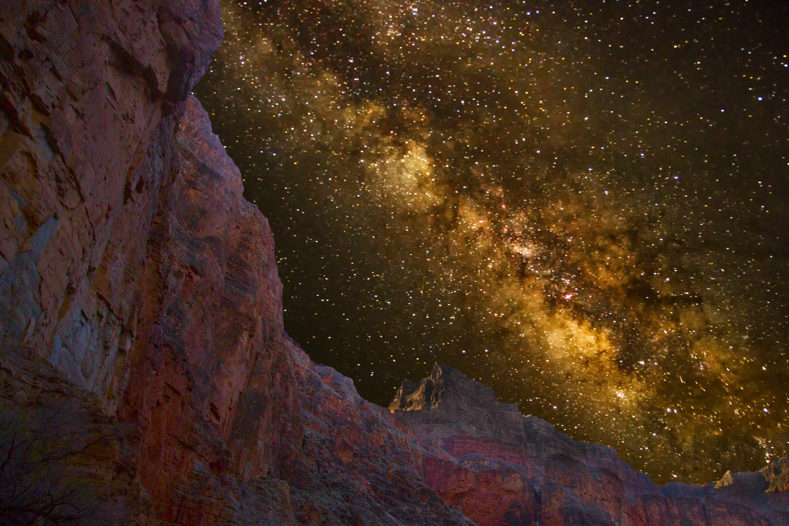 Grand Canyon night sky